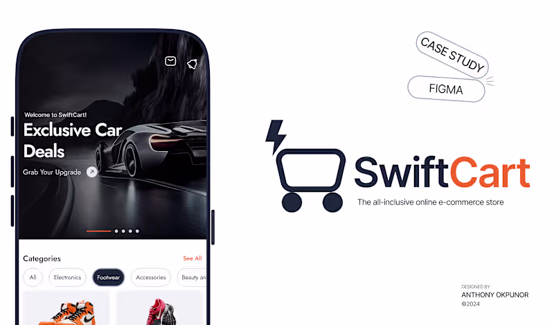 Cover image for SwiftCart | E-commerce App | UI/UX Case Study :: Behance