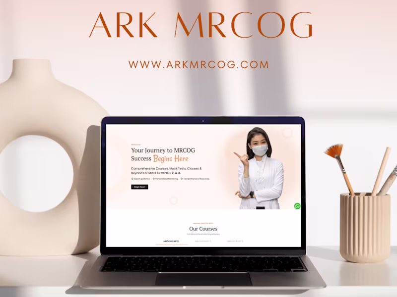 Cover image for Website Design - ARKMRCOG
