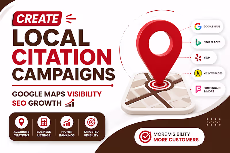 Cover image for Build Local Citations & Google Maps SEO for Business Visibility