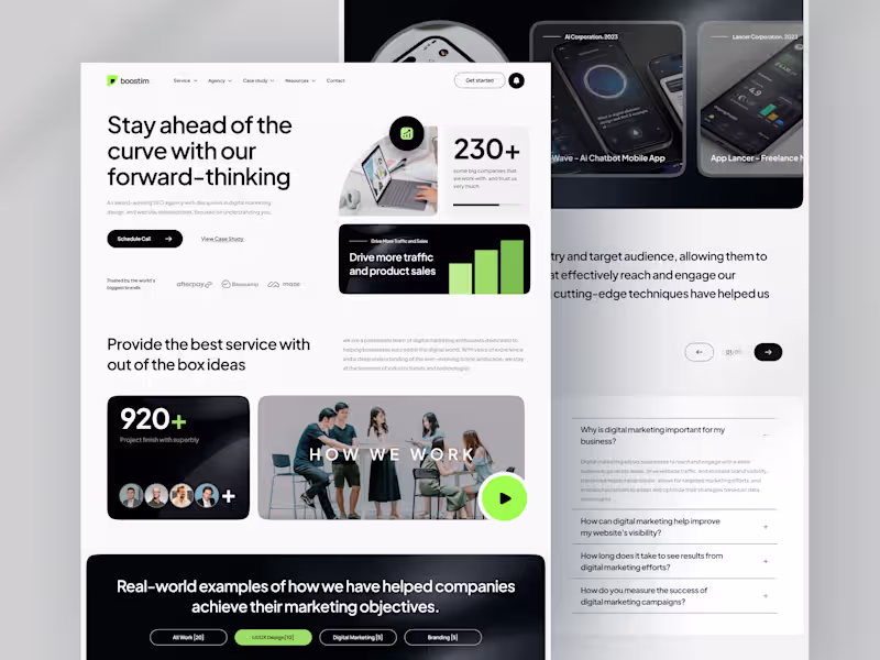 Cover image for UI/UX Website Design in Figma