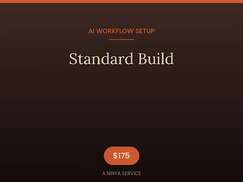 Cover image for AI Workflow Setup — Standard