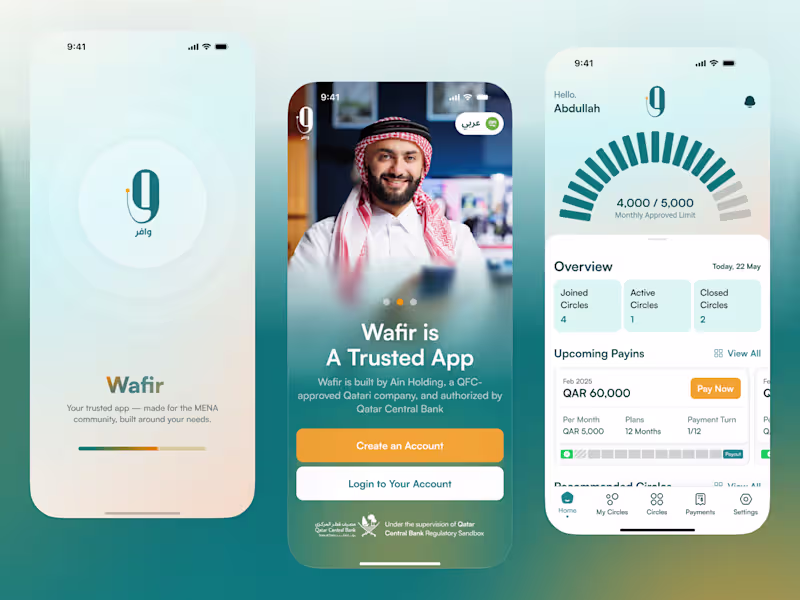 Cover image for Fintech App UI Designed for