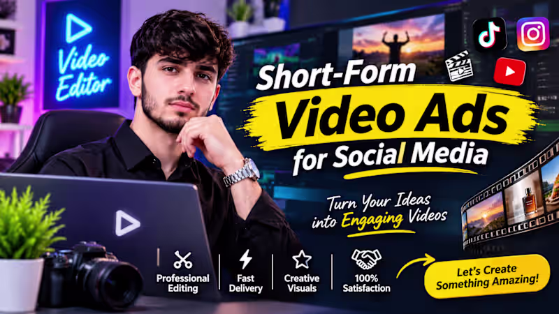 Cover image for Advertising Poster Design for Social Media