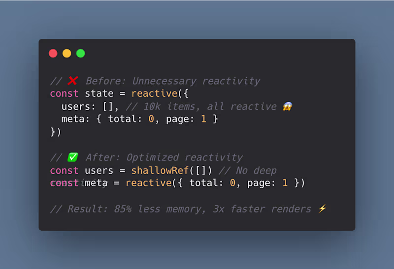 Cover image for Vue/Nuxt Code Audit & Optimization