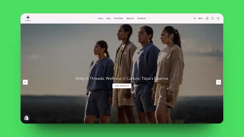 Cover image for Tópa Shopify Store