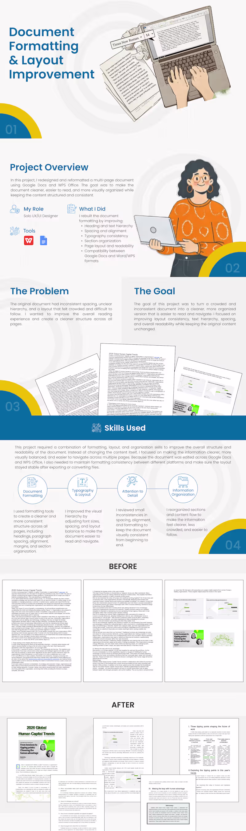 Cover image for Document Formatting & Layout Improvement