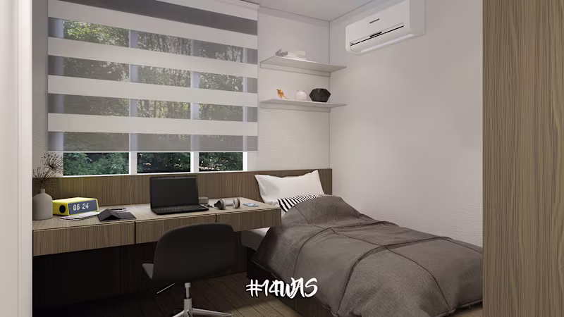 Cover image for 'BEDROOM A |SDA' @Stapok, KCH | Visualization :: Behance