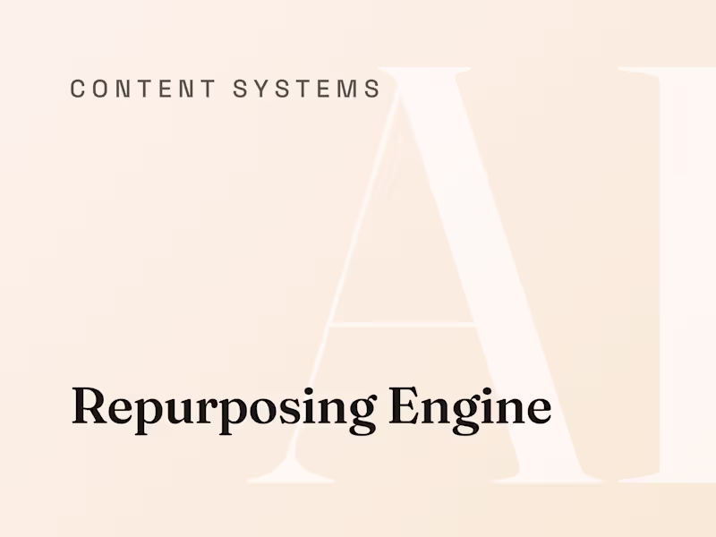Cover image for Repurposing Engine: One Piece, a Week of Content