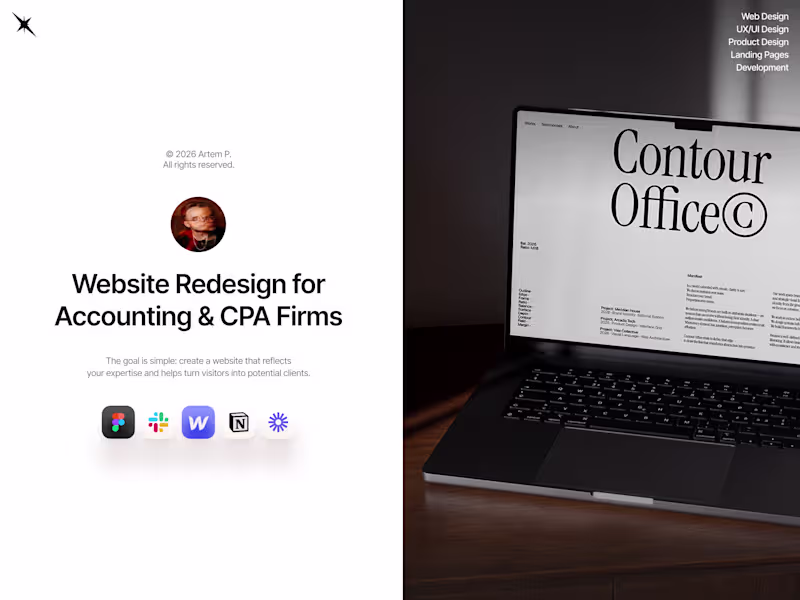 Cover image for Website Redesign for Accounting & CPA Firms