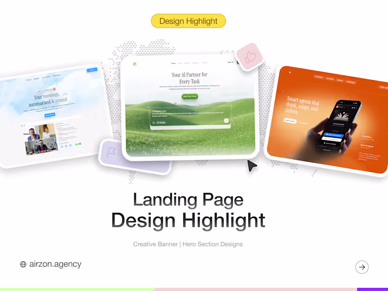 Cover image for Landing Page Design Highlight