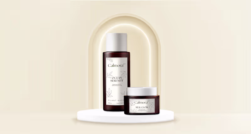 Cover image for Luxuriöses Produkt-Design für Calmora Spa