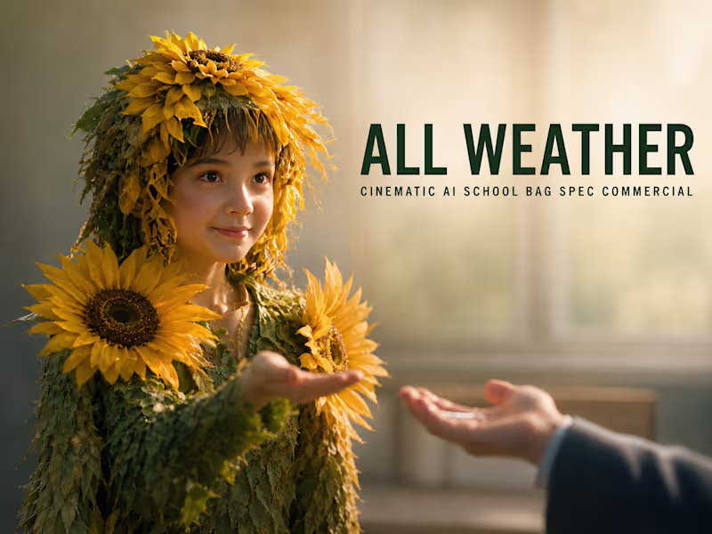 Cover image for ALL WEATHER — Cinematic AI School Bag Commercial