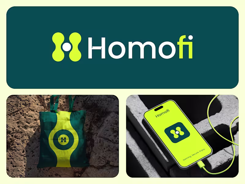 Cover image for Homofi - visual identity for