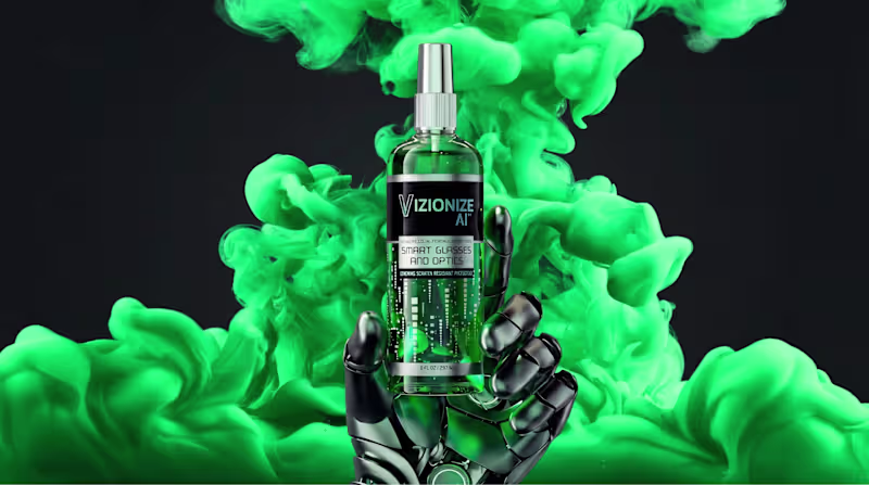 Cover image for I recently designed packaging design for the VIZIONIZE AI™ L...