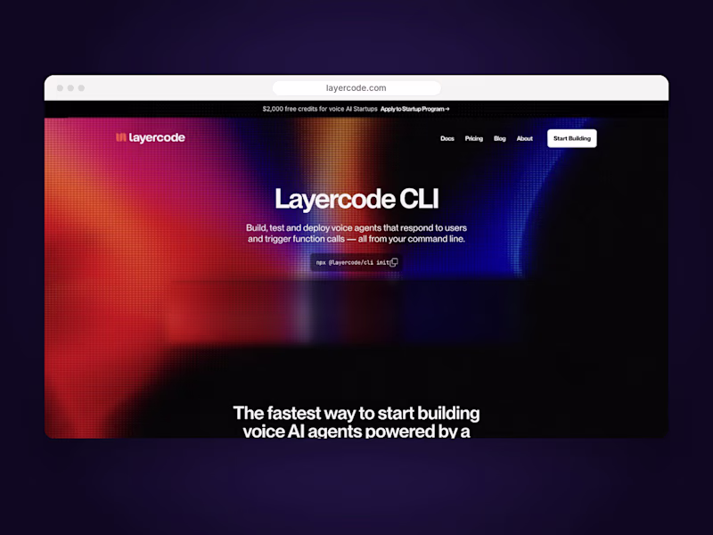 Cover image for Layercode is a cloud platform