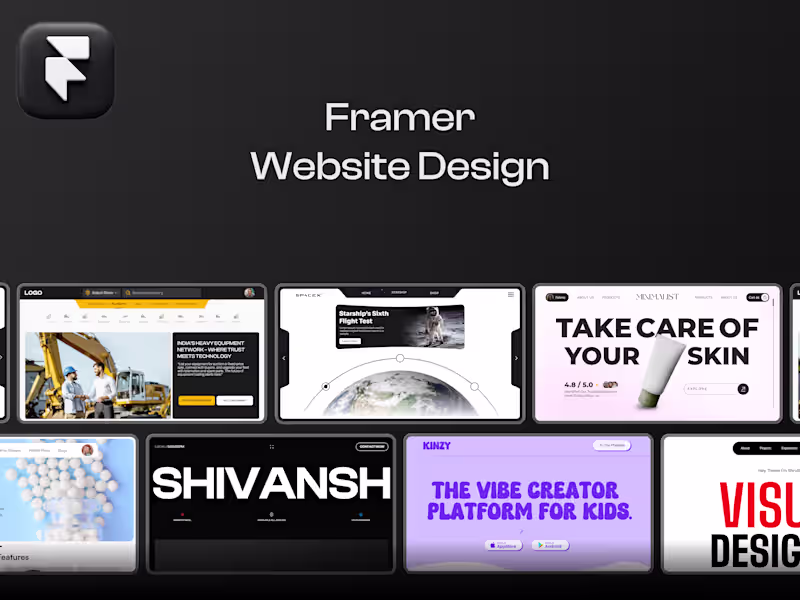 Cover image for Framer Website Design