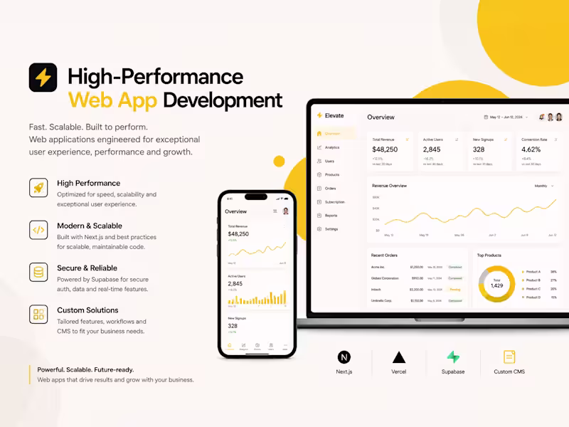Cover image for High-Performance Web App Development