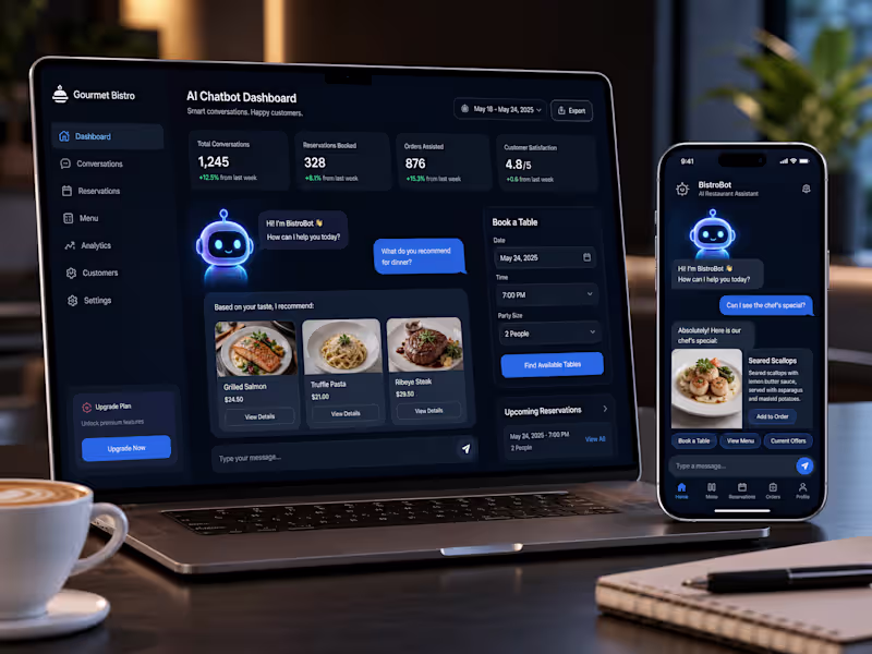 Cover image for AI Chatbot Integration for Restaurants 🤖