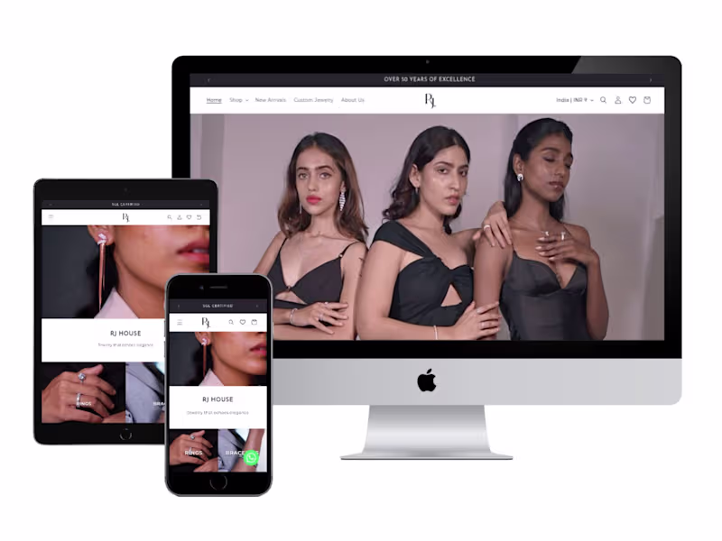 Cover image for Shopify Jewellery Shop Website