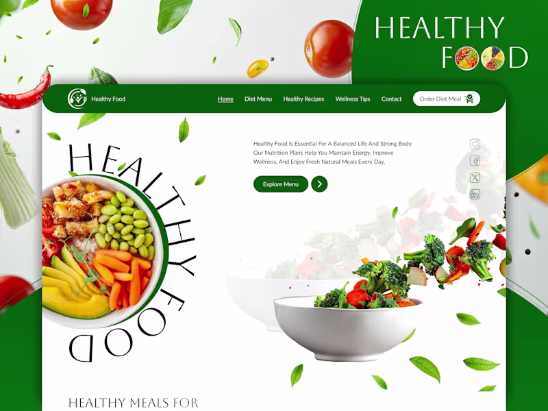 Cover image for 🥗💻 Eat Smart, Live Better –
