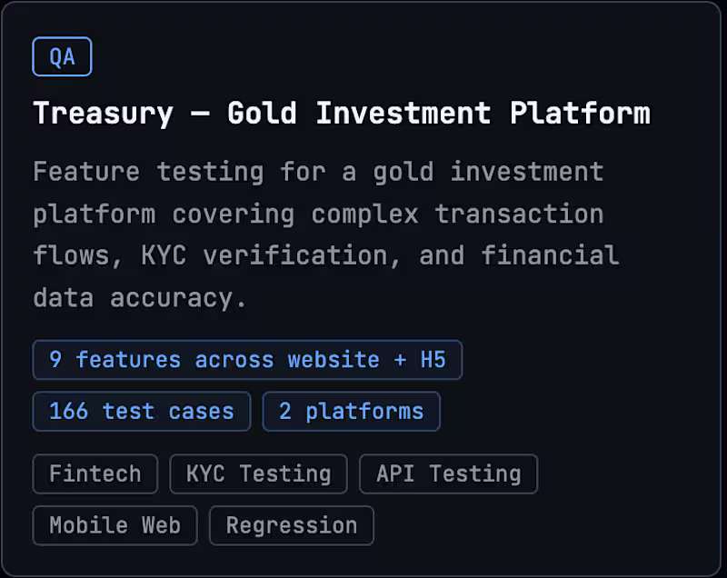 Cover image for Treasury - Gold Investment Platform