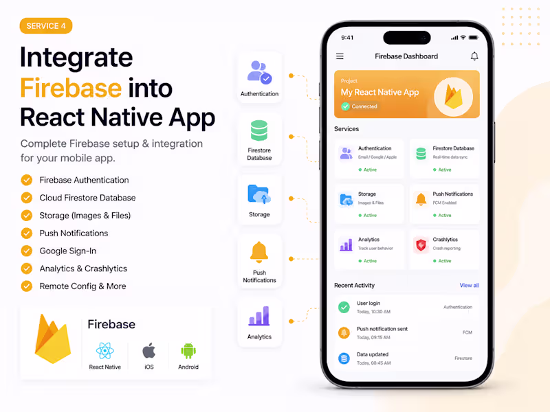 Cover image for Integrate Firebase into React Native App