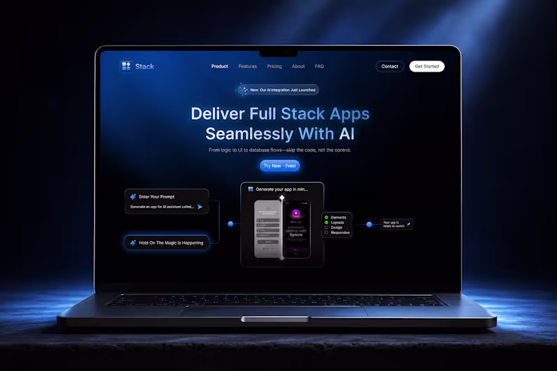 Cover image for Enhance Your Projects with Stunning Stack AI Hero Designs