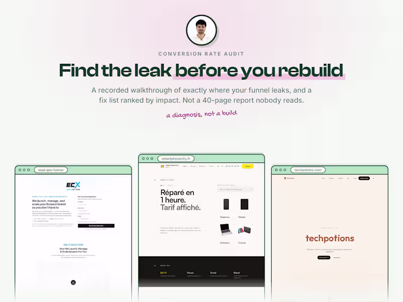 Cover image for Funnel & Landing Page Audit