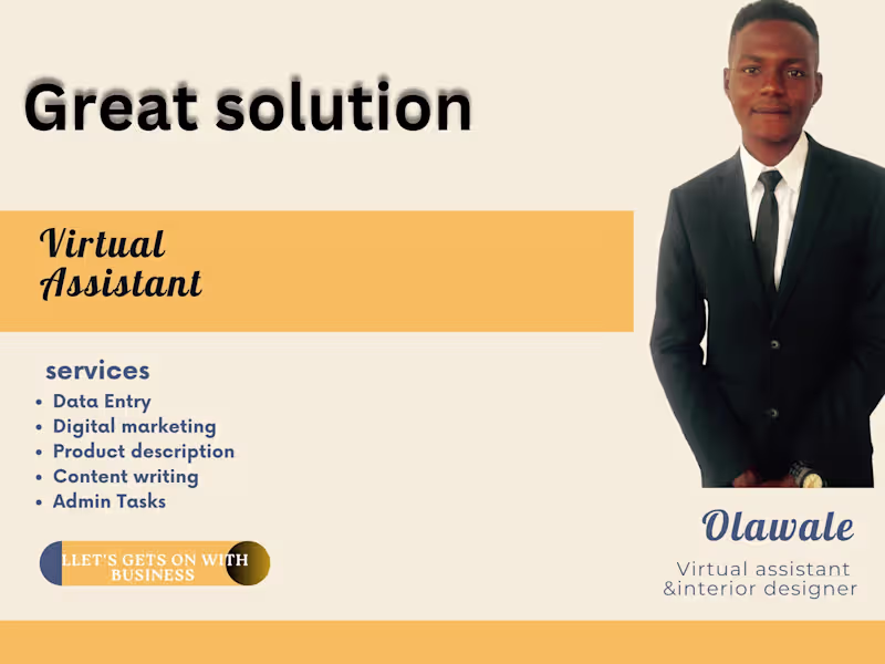Cover image for Virtual Assistance for Streamlined Administrative Tasks