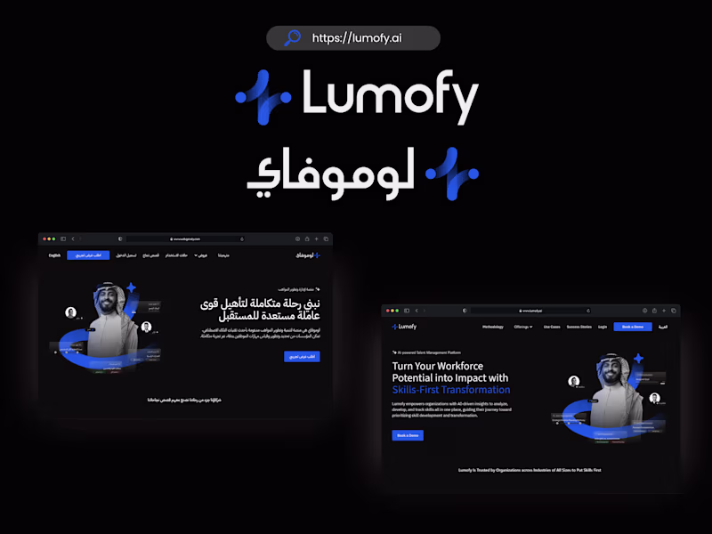 Cover image for Bilingual Website Development for Lumofy
