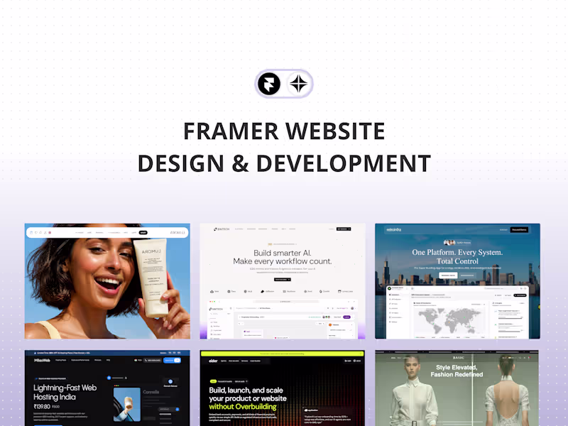 Cover image for Framer Website Design + Build for Multi-Page