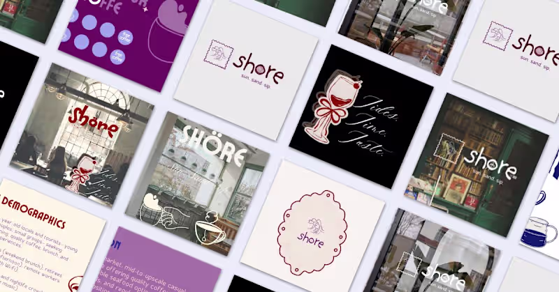 Cover image for Shore Cafe Brand Identity Development