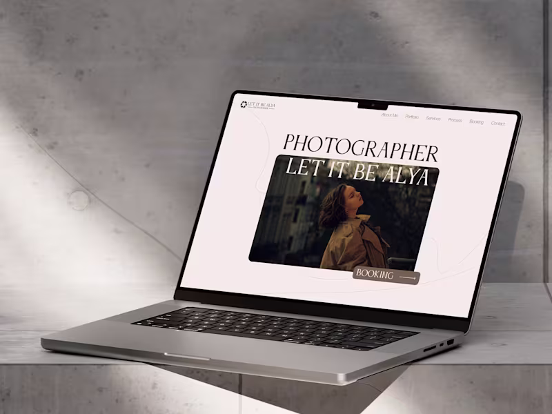Cover image for Photograph Portfolio Website Design