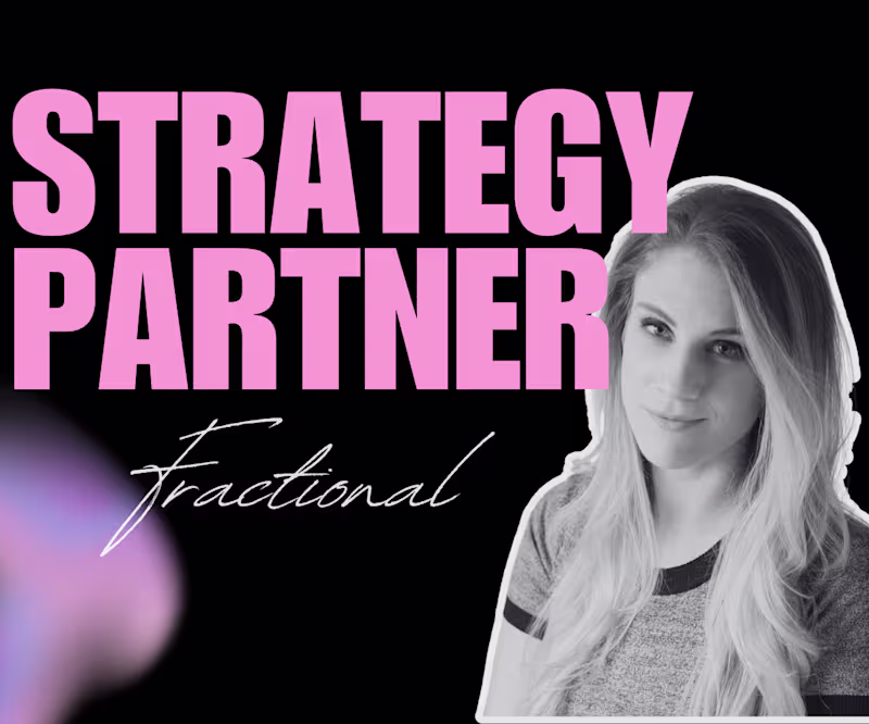 Cover image for Fractional Strategy Partner
