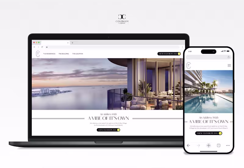 Cover image for Luxury Lead Capture Page (Framer