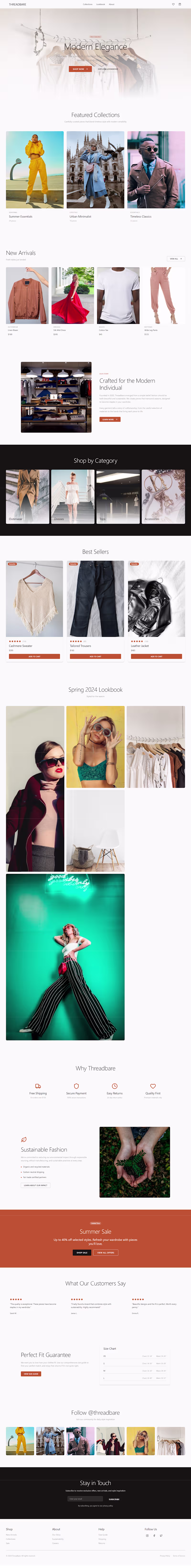 Cover image for Website Development Services I develop modern fashion and li...