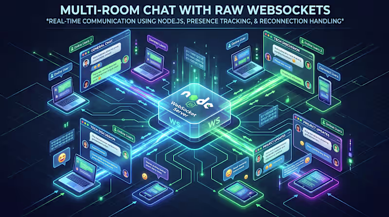 Cover image for Multi-Room Chat with Raw WebSockets