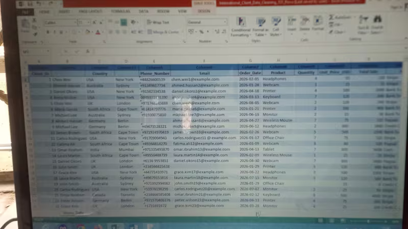 Cover image for Excel Data Cleaning & Formatting