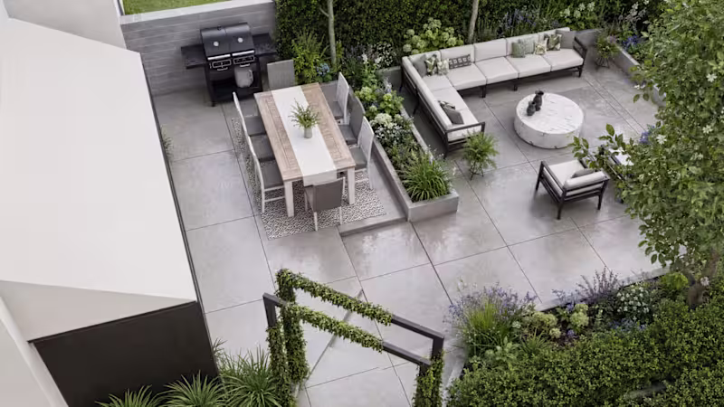 Cover image for A Contemporary UK Garden Designed for Every Moment 🌿