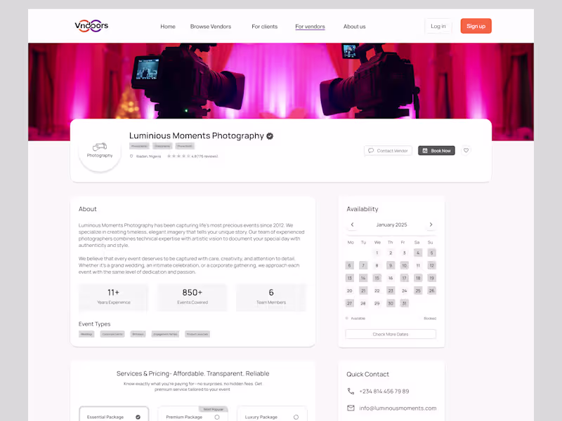 Cover image for Website Design for Startups & Businesses