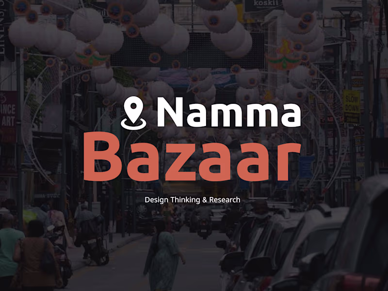 Cover image for Navigational Service for Bengaluru's Commercial St.