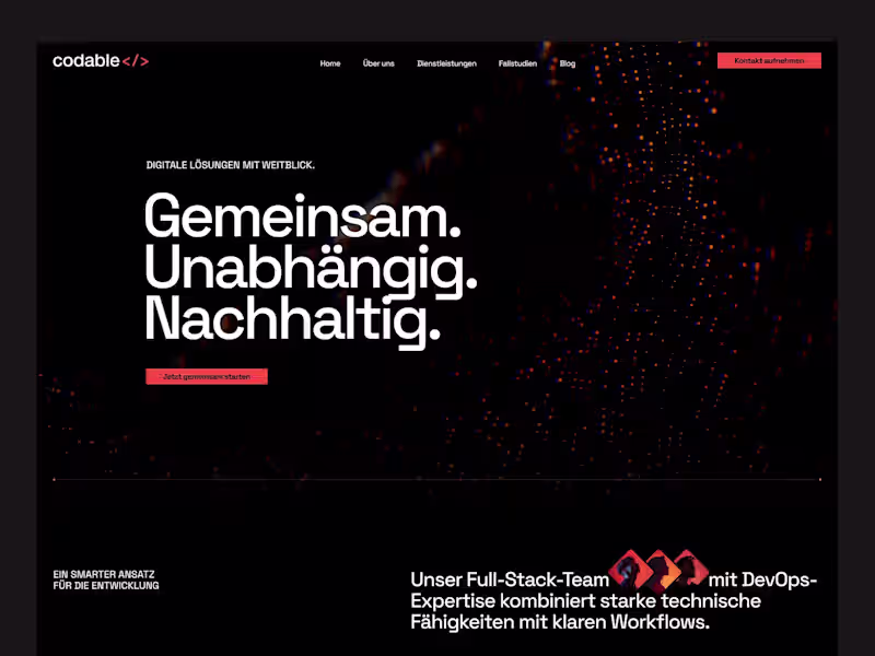 Cover image for Hey folks, here’s a homepage concept I designed for Codable ...
