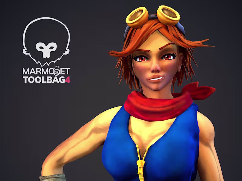 Cover image for Mirian - Painterly 3D character for games