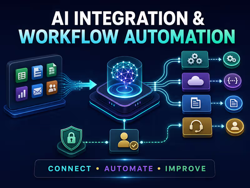 Cover image for AI Integration & Workflow Automation