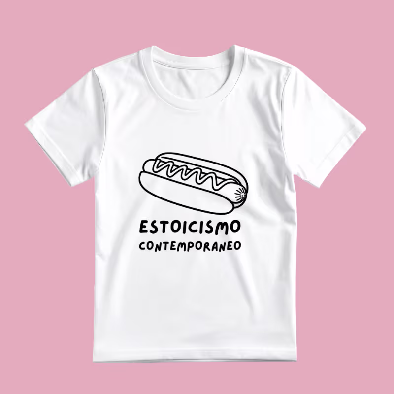 Cover image for Ilustración camiseta, estoicismo contemporaneo