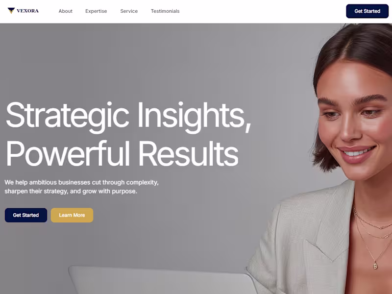 Cover image for Vexora — Strategic Business Consulting