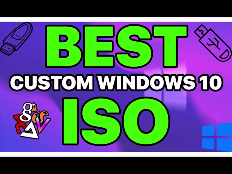 Cover image for I will create a Custom Windows 10/11 ISO image for your company