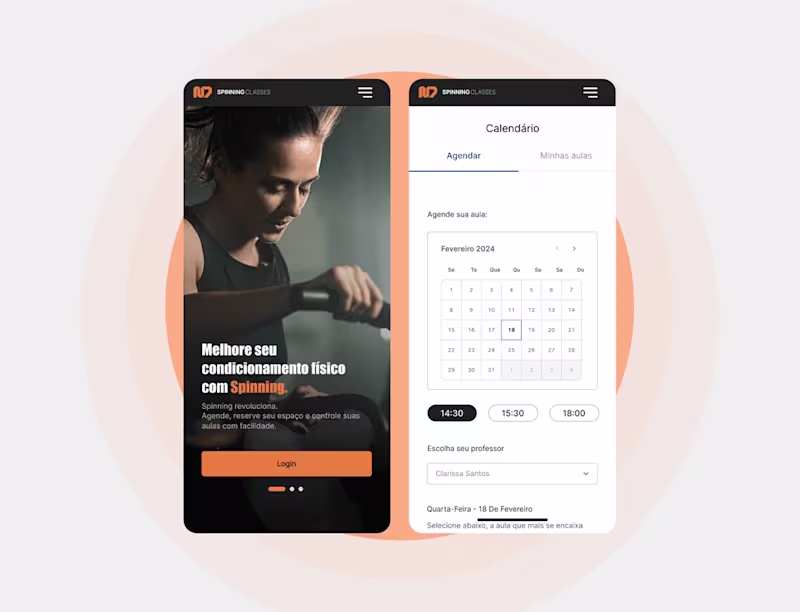 Cover image for Spinning Classes App