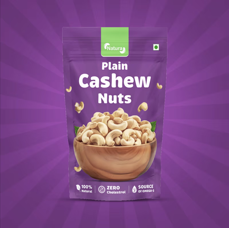 Cover image for Natura Cashew — FMCG Packaging