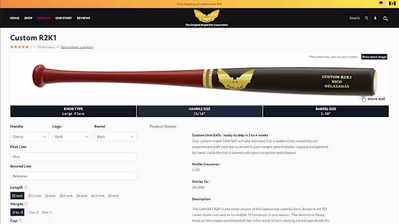 Cover image for Sambat — The Original Maple Bat Corporation